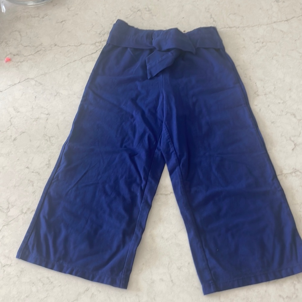 Janie and Jack cotton wide legged pants